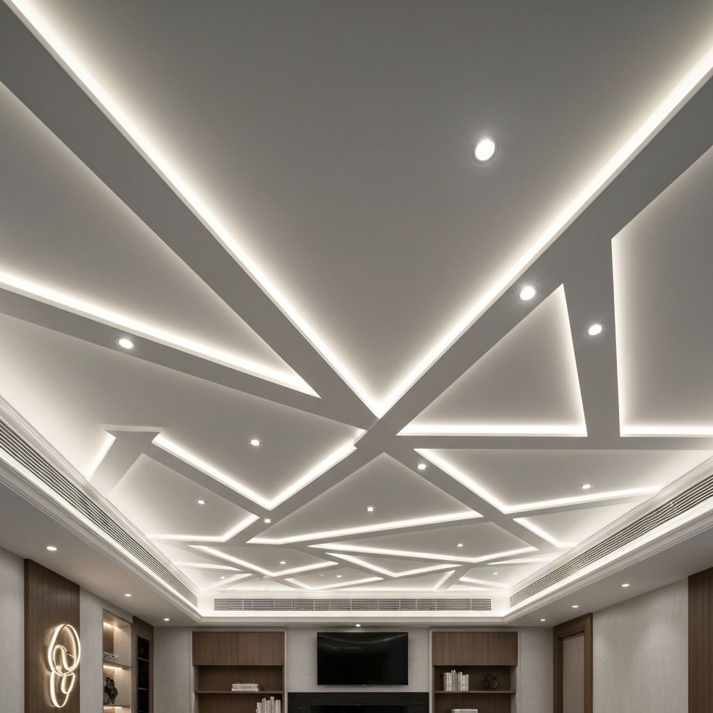 تصميم سقف جبسي فاخر